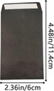 100 szt. Mae czarne koperty, samoprzylepne kopert Stan opakowania oryginalne