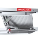Алюминиевая бытовая 7-ступенчатая складная лестница BAULICH с крючком и ножками БЕСПЛАТНО!
