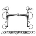 STALLION Pelham oliwkowy + łańcuszek 12,5