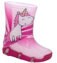 Детские резиновые сапоги Zetpol Szuwarek 30 Pink Unicorn, размер 31/32