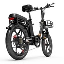 Мужской/женский электрический велосипед 500 Вт, 20 Ач, 150 км, 20 дюймов, городской фэтбайк, 35 км/ч