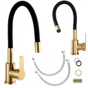 КУХОННАЯ МОЙКА FAPPER GOLD ГИБКИЙ ИЗЛИК ГИБКИЙ 360° ЧЕРНЫЙ