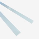 ПЛОСКАЯ НАПРАВЛЯЮЩАЯ RAL9006 ПАРА АЛЮМИНИЕВЫХ НАПРАВЛЯЮЩИХ 150c