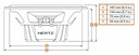 GŁOŚNIKI SAMOCHODOWE HERTZ DCX165.3 165MM do VW Polo IV V VI + ADAPTERY Impedancja znamionowa 4 Ω