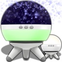 ПРОЕКТОР ЗВЕЗД НЕБО ВРАЩАЮЩИЙСЯ НОЧНИК ДЛЯ ДЕТЕЙ СВЕТОДИОДНЫЙ ПРОЕКТОР В ПОДАРОК