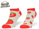 Pohodlné farebné bavlnené členkové ponožky v Jahody Značka Comodo