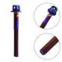 2PCS PRZYCIAGAJACE WZROK BLUE BOLTS FASTENERS TABLICE REGISTRATION MOTORCYCLE  photo 13