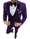 MD мужской костюм, куртка, брюки, фиолетовый, 2XL