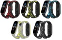 5 ремешков для XIAOMI MI BAND 5, 6, 7, ЦВЕТА РЕМЕСЛЕЙ, РЕМЕСЛЕЙ