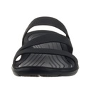 Buty Klapki Damskie Crocs Swiftwater Sandal W 203998 Czarne Wzór dominujący bez wzoru