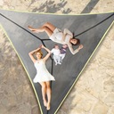 Многоместный гамак-треугольный коврик с высоты птичьего полета-ха
