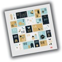 РОЖДЕСТВЕНСКИЕ НАКЛЕЙКИ АДВЕНТ-КАЛЕНДАРЬ 08 20x20