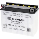 Аккумулятор 12 В 20 Ач 265 А с электролитом Крамп