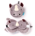 ТУРИСТИЧЕСКАЯ ПОДУШКА RHINO С ПОВЯЗКОЙ НА ГОЛОВЕ С МАСКОЙ ДЛЯ СПАНИЯ