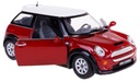 MINI COOPER S MODEL METALOWY KINSMART 1:28 CZERWONY
