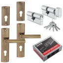 РУЧКА ДЛЯ НАРУЖНЫХ ВХОДНЫХ ДВЕРЕЙ + НАБОР ВСТАВОК | НАБОР ФИТИНГОВ