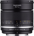 Samyang MF 85MM F/1.4 MK2 Canon EF Stan opakowania oryginalne