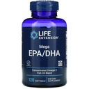 Life Extension Mega EPA DHA Olej rybi 120 kapsułek Suplement diety