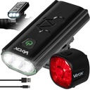 ПЕРЕДНИЙ ВЕЛОСИПЕДНЫЙ ФОНАР 3xLED + ЗАДНИЙ ВЕЛОСИПЕДНЫЙ ФОНАРЬ USB-C PRO VAYOX