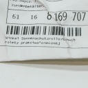 BMW 7 E38 SUPPORT RIDEAUX PRZECIWSLONECZNEJ 51168169707photo 9