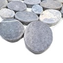 Mozaika-plast: AL 9644, ovál, penny, šedá, mat Typ mozaika