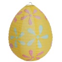 РАСШИРЯЕМЫЙ БУМАЖНЫЙ ФОНАРЬ EGG 25 СМ ЖЕЛТЫЙ