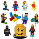 ТОППЕРЫ ТОППЕР ДЕКОР ТОРТ МАФФИНЫ УКРАШЕНИЯ НА ДЕНЬ РОЖДЕНИЯ ПЕРСОНАЖИ БЛОКИ 10шт.