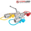 Hydraulický ventil 3/2 spínacie rýchlospojky Katalógové číslo dielu A1.35.70.022