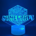 3D nočné svetlo led usb + diaľkové ovládanie Minecraft Hra Typ figúrka