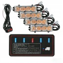 4 PCS HEADLIGHT WARNING DIODNE ROAD KOGUTY LED STROBOSKOPY + MODULE  photo 14