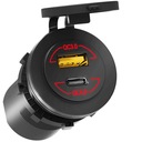 Gniazdo montażowe USB Fast Charger QC3.0 + QC4.0 12/24V 5A 60W