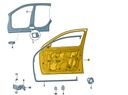 Новая оригинальная левая входная дверь Skoda Octavia 2 II 1Z 2004-2013R 1Z0831055