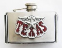 Фляга TEXAS на 3 унции с пряжкой для ремня