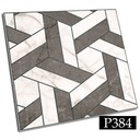 Плитка ПВХ БЕЛО-СЕРАЯ 30х30 ИЗ ВИНИЛА С 3D УЗОРОМ