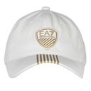 EMPORIO ARMANI EA7 sportowa czapka z daszkiem bejzbolówka White
