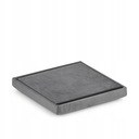Čalúnená taburetka Muf-Art odtiene šedej Šírka nábytku 31 cm