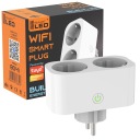 Интеллектуальная розетка WiFi Tuya, двойной ваттметр