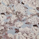 МАТЕРИАЛ ОБИВОЧНОЙ ТКАНИ ЦВЕТЫ FLORES СЕРЫЙ