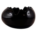 ЧЕРНАЯ РАКУШКА, МАЛЕНЬКАЯ КРЫШКА, ЦВЕТОЧНЫЙ ГОРШОК, ЧАША