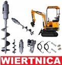 НОВАЯ Буровая установка для MINI EXCAVATOR 0,7-1,5т +ŚWIDER 20