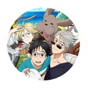 Булавка «Юрий на льду» узор 3 аниме 58мм