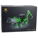 Екскаватор Зарядний пристрій Дистанційно Керований RC Світло Звук Зелена   1:14 купити з Польщі