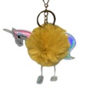 POMPON JEDNOROŻEC BRELOK KEYCHAIN FUTERKO UNICORN