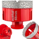 АЛМАЗНАЯ КОРОНОЧНАЯ ПИЛА СВЕРЛО ДЛЯ КРУЖЕВА 68 ММ M14 ЗЕЛЕНАЯ ПЛИТКА КАМЕННАЯ ГЛАЗУРЬ