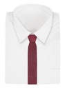 Мужской галстук Angelo di Monti - бордовый, нежные цветы