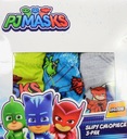 SLIPY chlapčenské nohavičky 3-PACK PJMASKS PIDŽAMERSI 122/128 R599L Značka EplusM