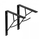 ОПОРА ДЛЯ ПОЛКИ ОПОРА ДЛЯ ПОЛКИ ЧЕРНАЯ 17x20