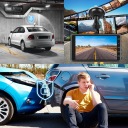 HDEYE CAR DASH CAM Z КАМЕРА ЗАДНЬОГО ХОДУ 4″ ЕКРАН 1080P 64GB КАРТА ПАМЯТЬ  (17358100313) фото min 7