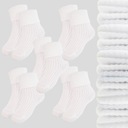 5 пар хлопчатобумажных носков НЕЖНЫЕ, БЕЗ ДАВЛЕНИЯ для новорожденных 0-3 мес, размер 56