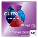 Презервативы DUREX SURPRISE ME тонкие, безопасные, смесь 4-х видов, 40 шт.